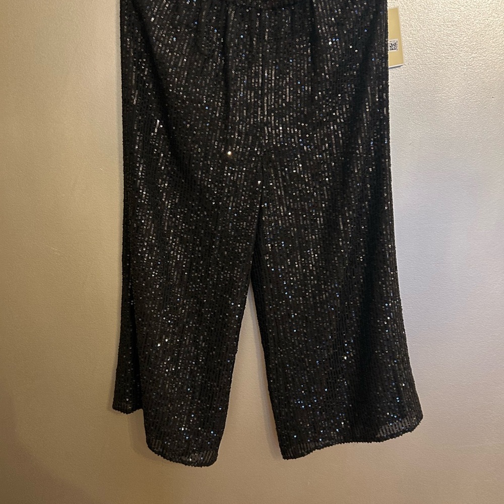 Michael Kors Black Wide-Leg Pants